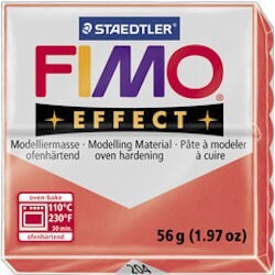 Staedtler Fimo Effect Polimer Kil 57 gr 204 Red (Transparan) - 1