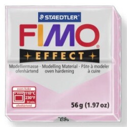 Staedtler Fimo Effect Polimer Kil 57 gr 206 Rose Quartz (Mücevher Renkleri) - 1