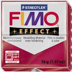 Staedtler Fimo Effect Polimer Kil 57 gr 28 Ruby Red (Metalik) - 1