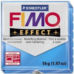 Staedtler Fimo Effect Polimer Kil 57 gr 374 Blue (Transparan) - 1