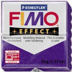 Staedtler Fimo Effect Polimer Kil 57 gr 602 Purple (Simli) - 1