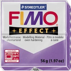Staedtler Fimo Effect Polimer Kil 57 gr 604 Purple (Transparan) - 1