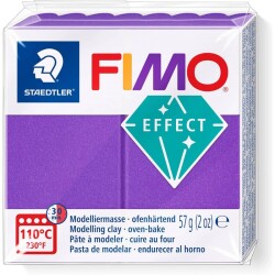 Staedtler Fimo Effect Polimer Kil 57 gr 61 Metallic Lilac - 1