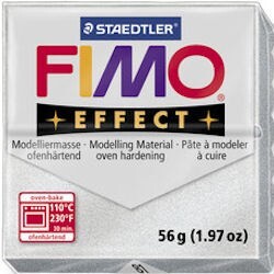 Staedtler Fimo Effect Polimer Kil 57 gr 81 Silver (Metalik) - 1