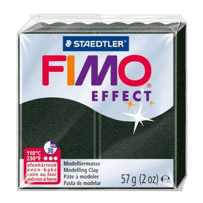 Staedtler Fimo Effect Polimer Kil 57 gr 907 Sedefli Siyah - 1
