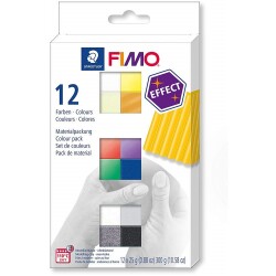 Staedtler Fimo Effect Polimer Kil Seti 12 Renk x 25 gr. - 1