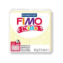 Staedtler Fimo Kids Yumuşak Polimer Kil 42 gr 106 Sedefli Sarı - 1
