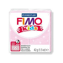 Staedtler Fimo Kids Yumuşak Polimer Kil 42 gr 206 Sedefli Pembe - 1