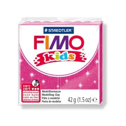 Staedtler Fimo Kids Yumuşak Polimer Kil 42 gr 262 Yaldızlı Fuşya - 1