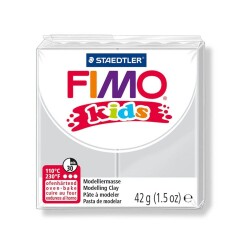 Staedtler Fimo Kids Yumuşak Polimer Kil 42 gr 80 Açık Gri - 1