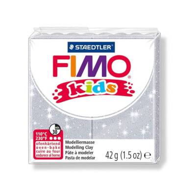 Staedtler Fimo Kids Yumuşak Polimer Kil 42 gr 812 Yaldızlı Gri - 1
