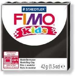 Staedtler Fimo Kids Yumuşak Polimer Kil 42 gr 9 Black - 1