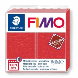 Staedtler Fimo Leather (Deri) Effect Polimer Kil 57 gr 249 Karpuz - 1
