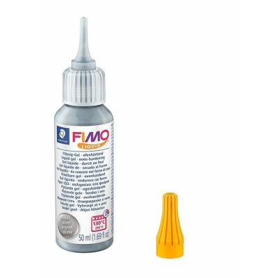 Staedtler Fimo Liquid Deco Gel Gümüş 50 ml. - 1