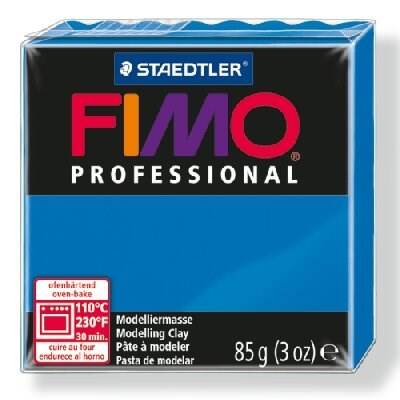 Staedtler Fimo Professional Polimer Kil 85 gr. 300 Saf Mavi - 1