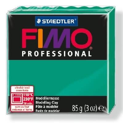 Staedtler Fimo Professional Polimer Kil 85 gr. 500 Saf Yeşil - 1