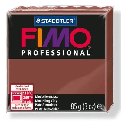 Staedtler Fimo Professional Polimer Kil 85 gr. 77 Çikolata - 1