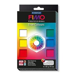Staedtler Fimo Professional True Colours 6 Renk x 85 gr. - 1