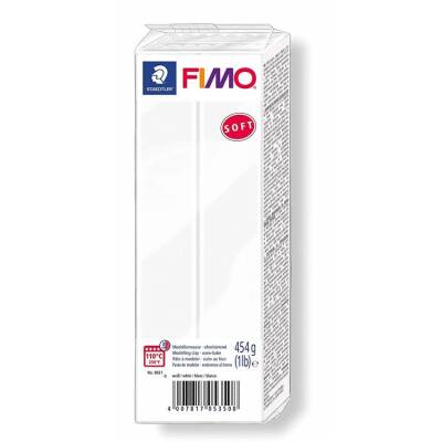 Staedtler Fimo Soft Polimer Kil 454 gr. 0 Beyaz - 1