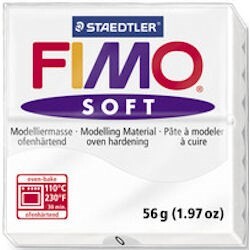Staedtler Fimo Soft Polimer Kil 57 gr 0 White - 1