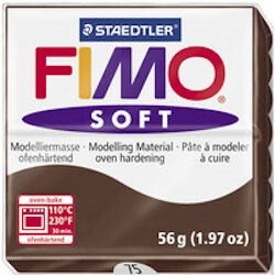 Staedtler Fimo Soft Polimer Kil 57 gr 75 Chocolate - 1