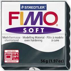 Staedtler Fimo Soft Polimer Kil 57 gr 9 Black - 1