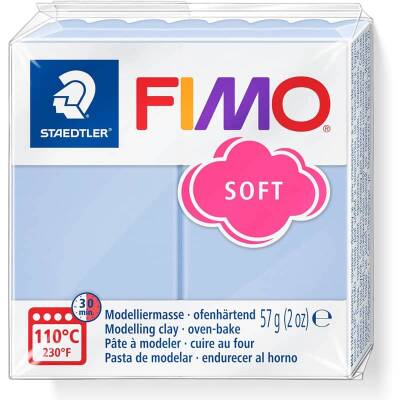 Staedtler Fimo Soft Polimer Kil 57 gr T31 Serenity Blue - 1