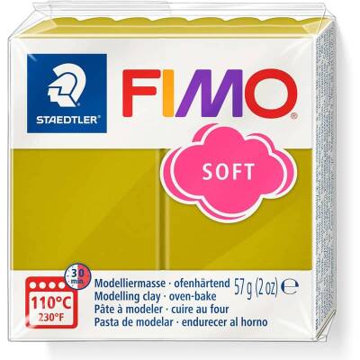 Staedtler Fimo Soft Polimer Kil 57 gr T51 Grass Green - 1