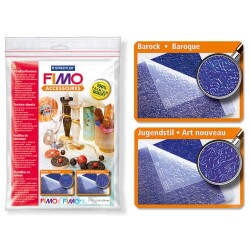 Staedtler Fimo Texture Sheets Doku Kalıpları BAROQUE / ART DECO - Staedtler