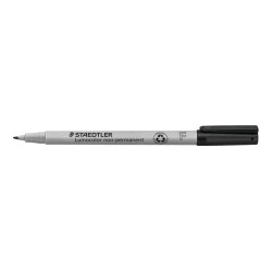 Staedtler Lumocolor Non-Permanent Silinebilir Marker 0.6 mm F Uç Siyah - 1