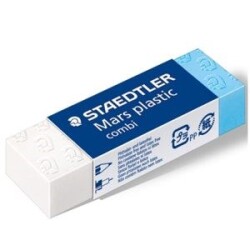 Staedtler Mars Plastic Combi Silgi 65x23x13 mm - 1