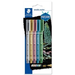 Staedtler Metallic Marker 5 Renk Set - 1