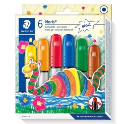 Staedtler Noris Gel Crayons Jel Mum Boya 6 Renk Basic - 1