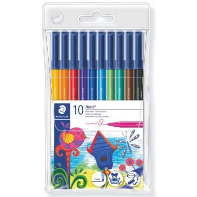 Staedtler Noris Keçeli Kalem 1mm 10 Renk - 1