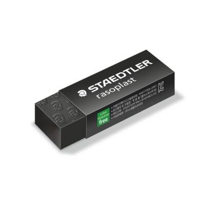 Staedtler Rasoplast Siyah Silgi 65x23x13 mm - 1