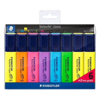 Staedtler Textsurfer Classic İşaretleme Kalemi 6+2 Set - 1