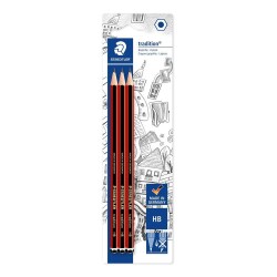 Staedtler Tradition Dereceli Çizim Kalemi HB 3'lü Blister - 1