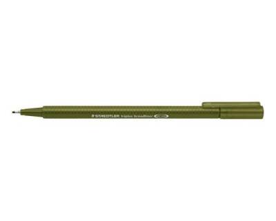 Staedtler Triplus Broadliner Kalem 0.8mm 57 OLIVE GREEN - 1