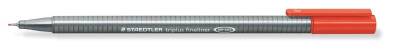 Staedtler Triplus Fineliner Kalem 0.3mm 2 RED - 1