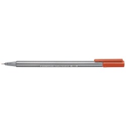 Staedtler Triplus Fineliner Kalem 0.3mm 24 SCARLET RED - 1