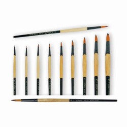 Südor 123 Serisi Sentetik Kıl Yuvarlak Uçlu Fırça No:2/0 - Südor