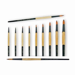 Südor 123 Serisi Sentetik Kıl Yuvarlak Uçlu Fırça No:3/0 - Südor