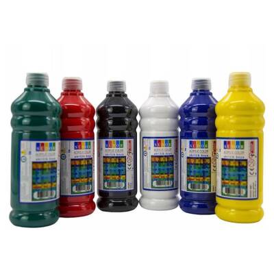 Südor Akrilik Boya 6 Renk x 500 ml - 1