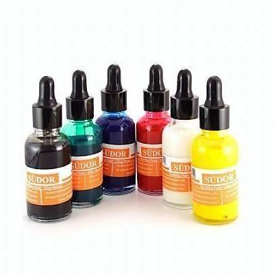 Südor Ebru Boyası 6 Renkx30 ml. Damlalıklı Şişe - 1