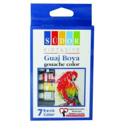 Südor Guaj Boya 7 Renk x 9 ml. Tüp - 1