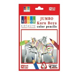 Südor Jumbo Üçgen Kuru Boya 12 Renk - 1