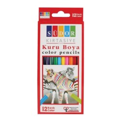 Südor Kuru Boya 12 Renk Uzun - 1