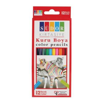 Südor Kuru Boya 12 Renk Uzun - 1