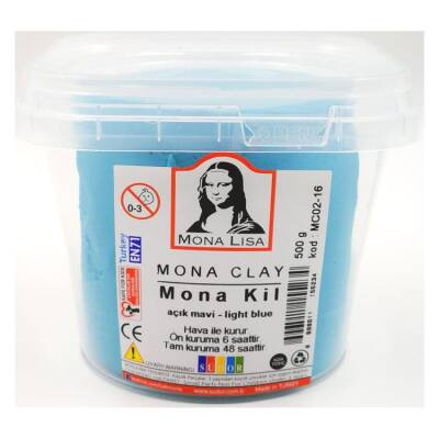 Südor Mona Clay Modelleme Kili 500gr. Açık Mavi - 1