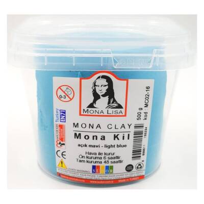 Südor Mona Clay Modelleme Kili 500gr. Açık Mavi - 1